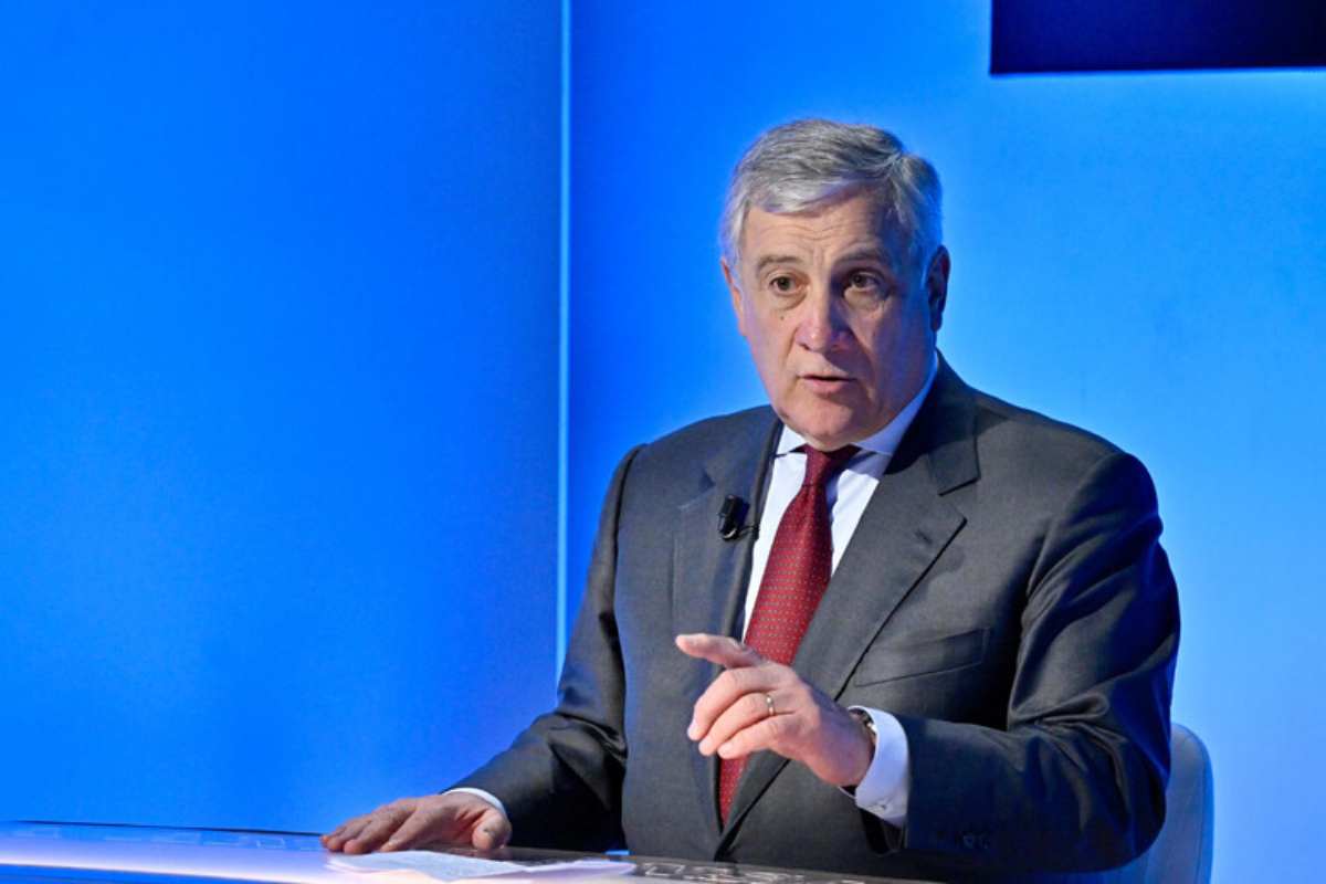 Il leader di Forza Italia Antonio Tajani