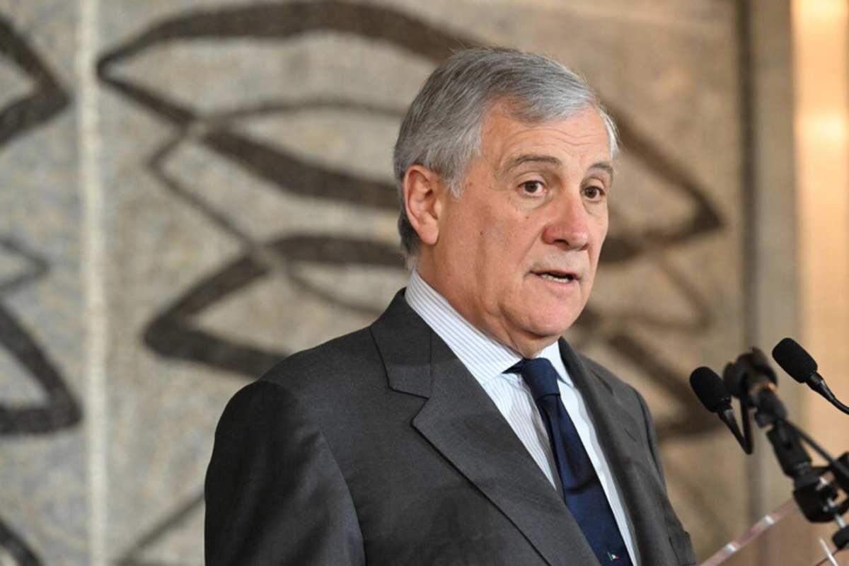 Il leader di Forza Italia Antonio Tajani