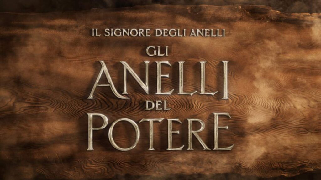 La locandina della serie tv Gli Anelli del Potere