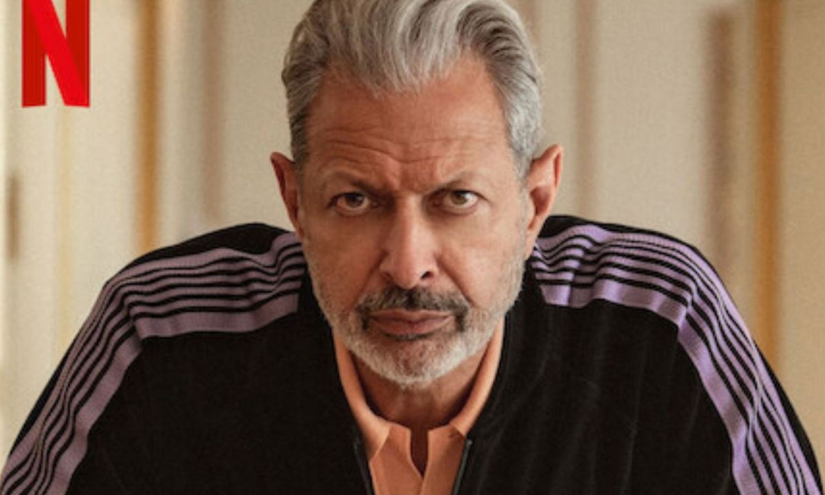 Jeff Goldblum nella locandina della serie Kaos