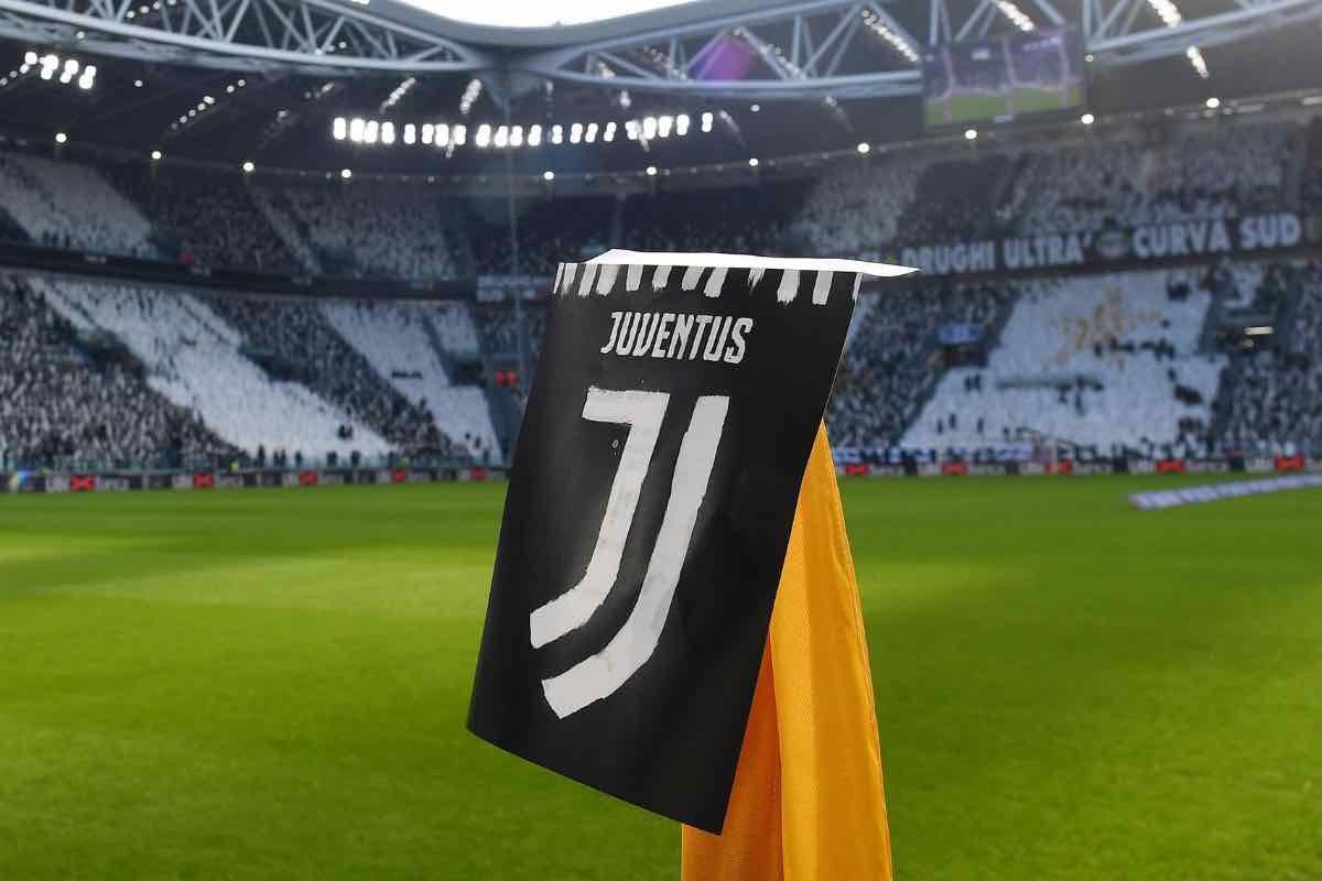 Logo Juventus all'Allianz Stadium