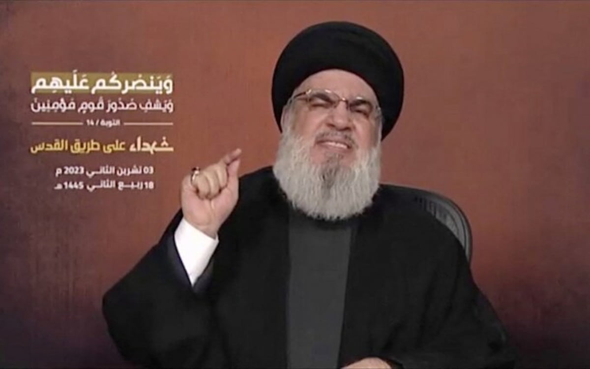 Nasrallah leader di Hezbollah promette vendetta