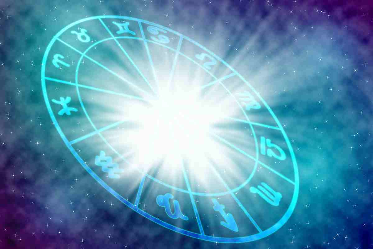 simbolo dell'oroscopo con i segni zodiacali