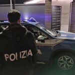 Agente e volante di polizia