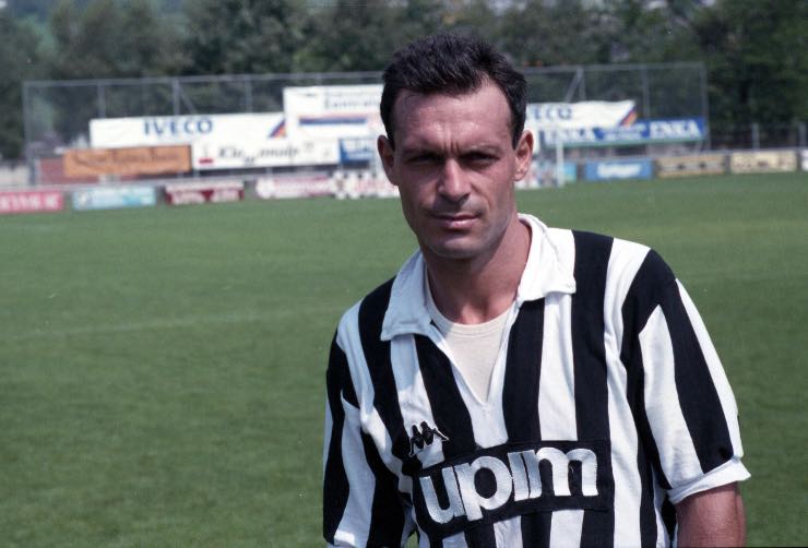 Salvatore Schillaci con la maglia della Juventus