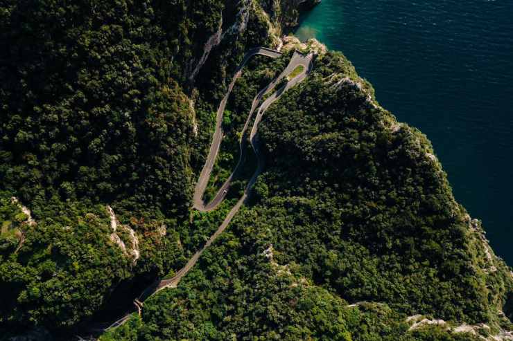 Strada della Forra più bella del mondo vista dall'alto