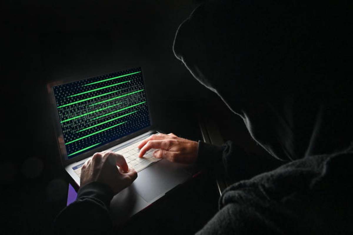 Hacker in azione 