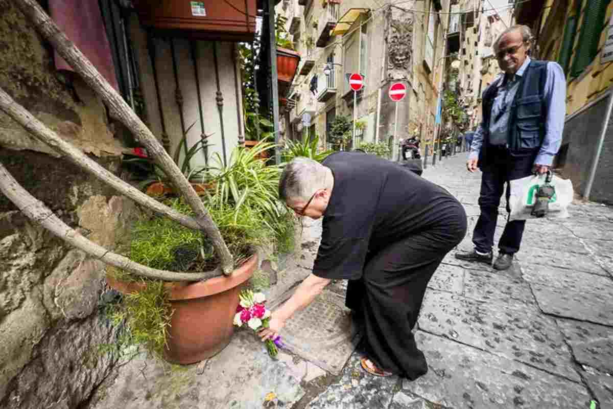 Il luogo dove è caduta la statuetta