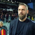 Daniele De Rossi allo stadio in campo