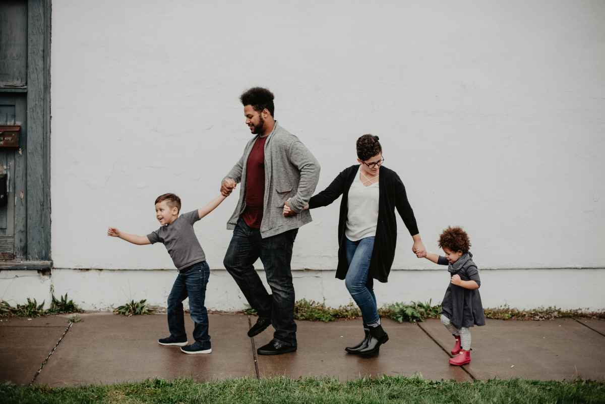 Famiglia a passeggio