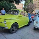 Le vecchie Fiat Cinquecento in strada