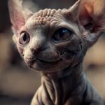 Un esemplare di gatto sphynx