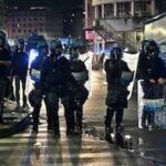 Polizia in presidio a Genova la notte del derby