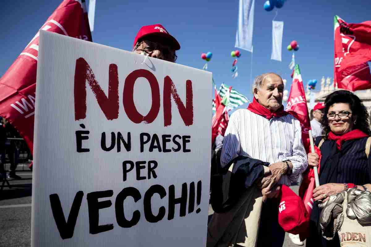 Manifestazione di pensionati