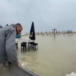 Marina di Ravenna, il video dello stabilimento allagato