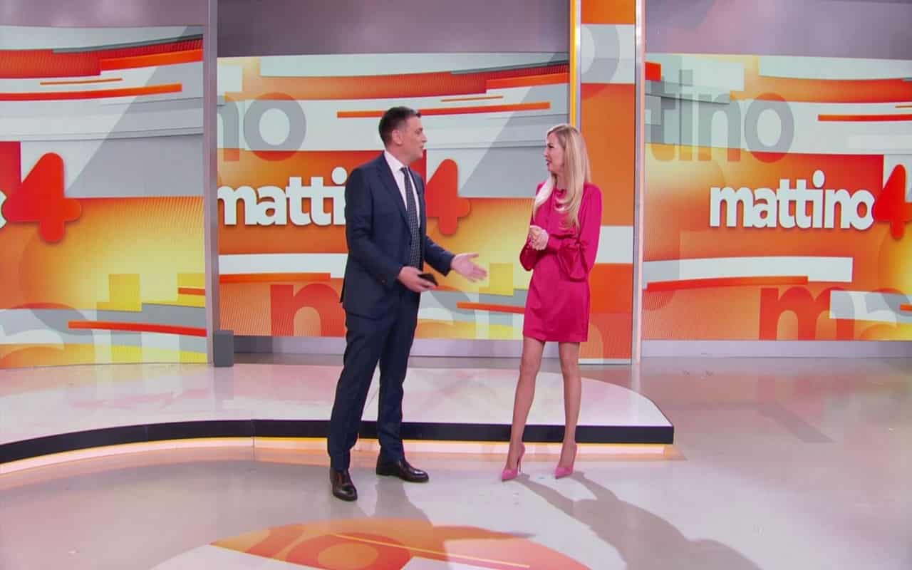 federica panicucci e roberto paoletti a mattino 4