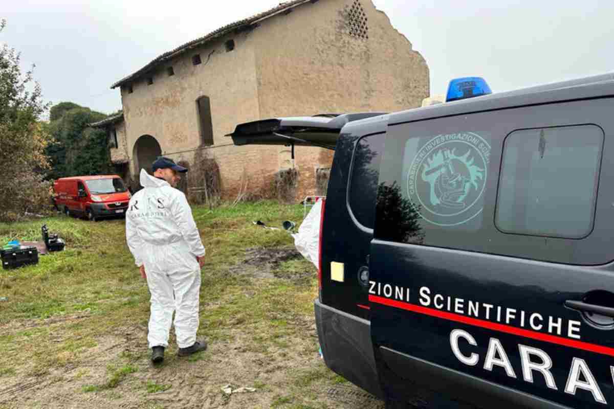 ris in azione in un casolare