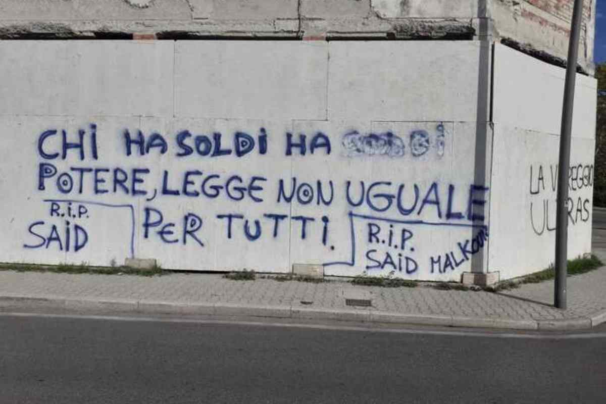 murale per vittima viareggio 