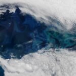 Oceano atlantico verso la groenlandia