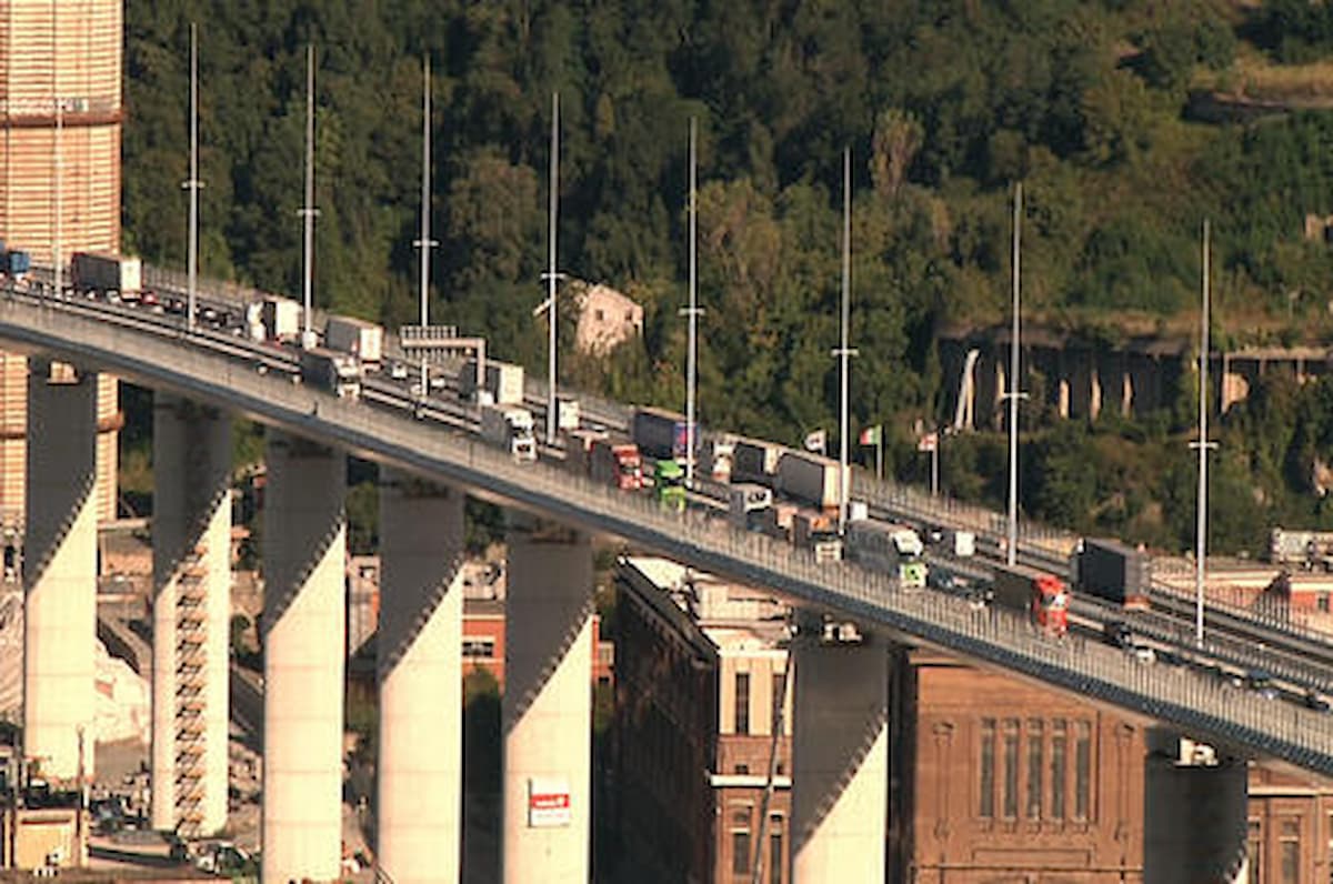 Il ponte San Giorgio, che ha sostituito il crollato Morandi a Genova 