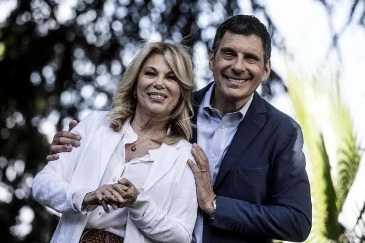 rita dalla chiesa e fabrizio frizzi sorridenti