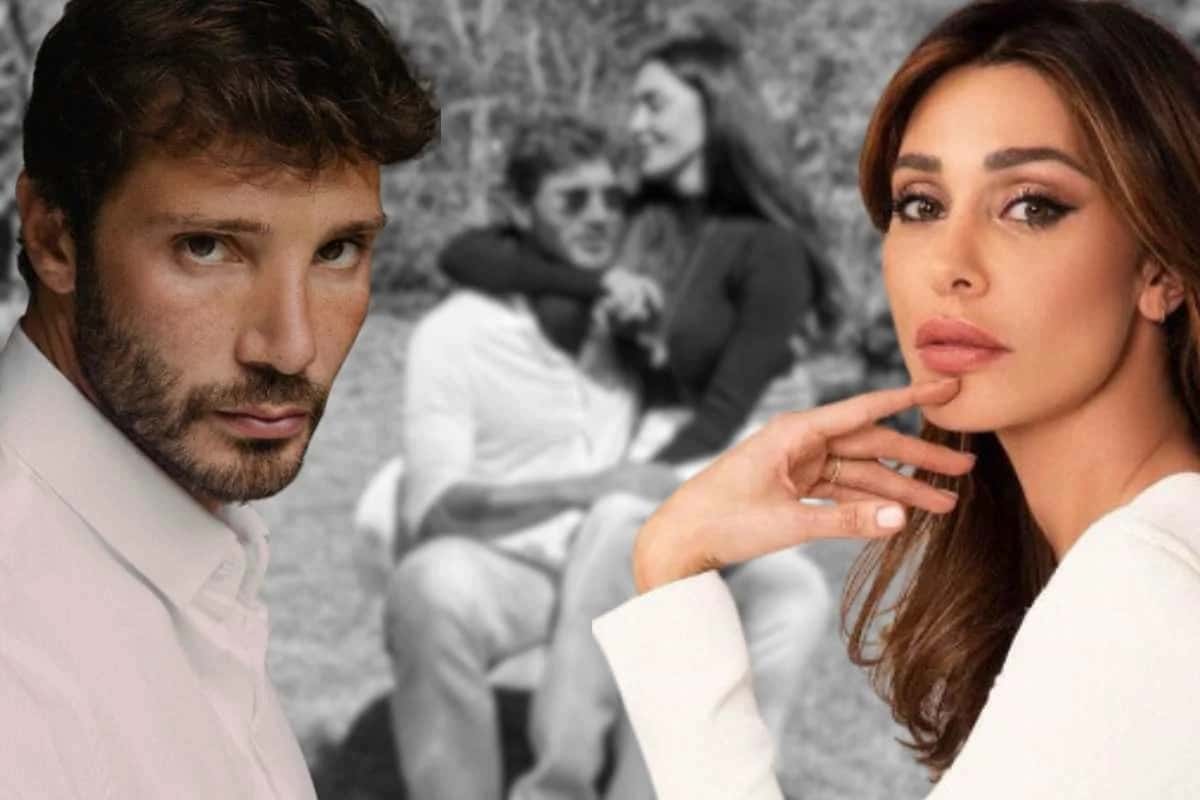 stefano de martino e belen rodriguez in posa