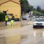 strade allagate maltempo