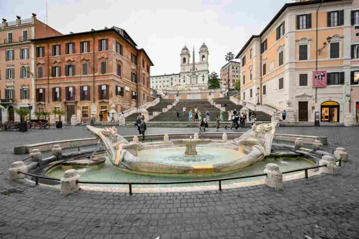 la scalinata di trinità dei monti