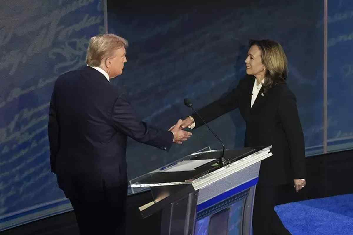 Donald Trump e Kamala Harris