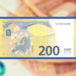 Il retro della banconota da 200 euro