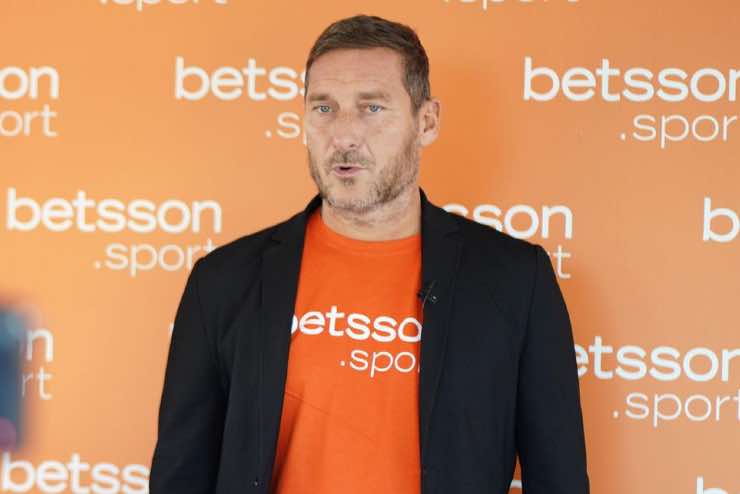 Francesco Totti ad un evento