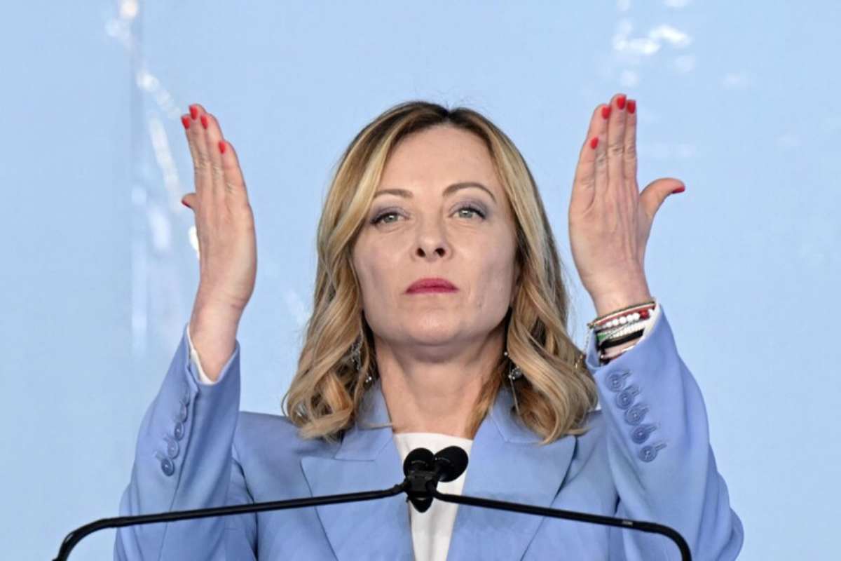 La premier Giorgia Meloni