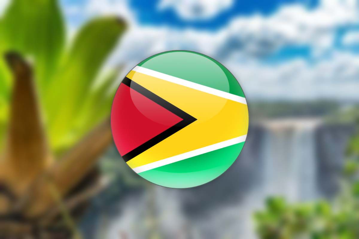 La bandiera della Guyana