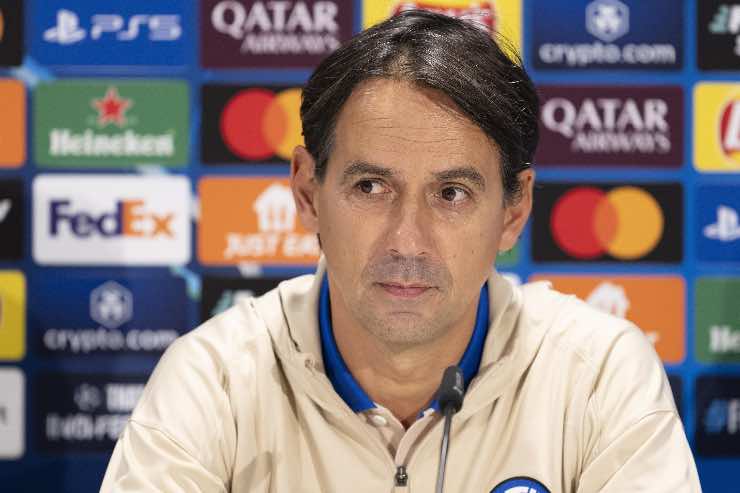 Inzaghi in conferenza stampa 