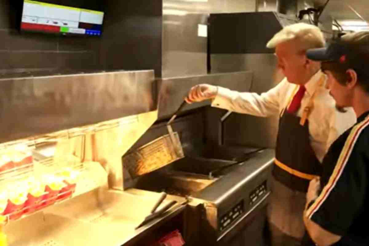 Donald Trump e i 15 minuti al McDonald's