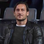 Francesco Totti sugli spalti