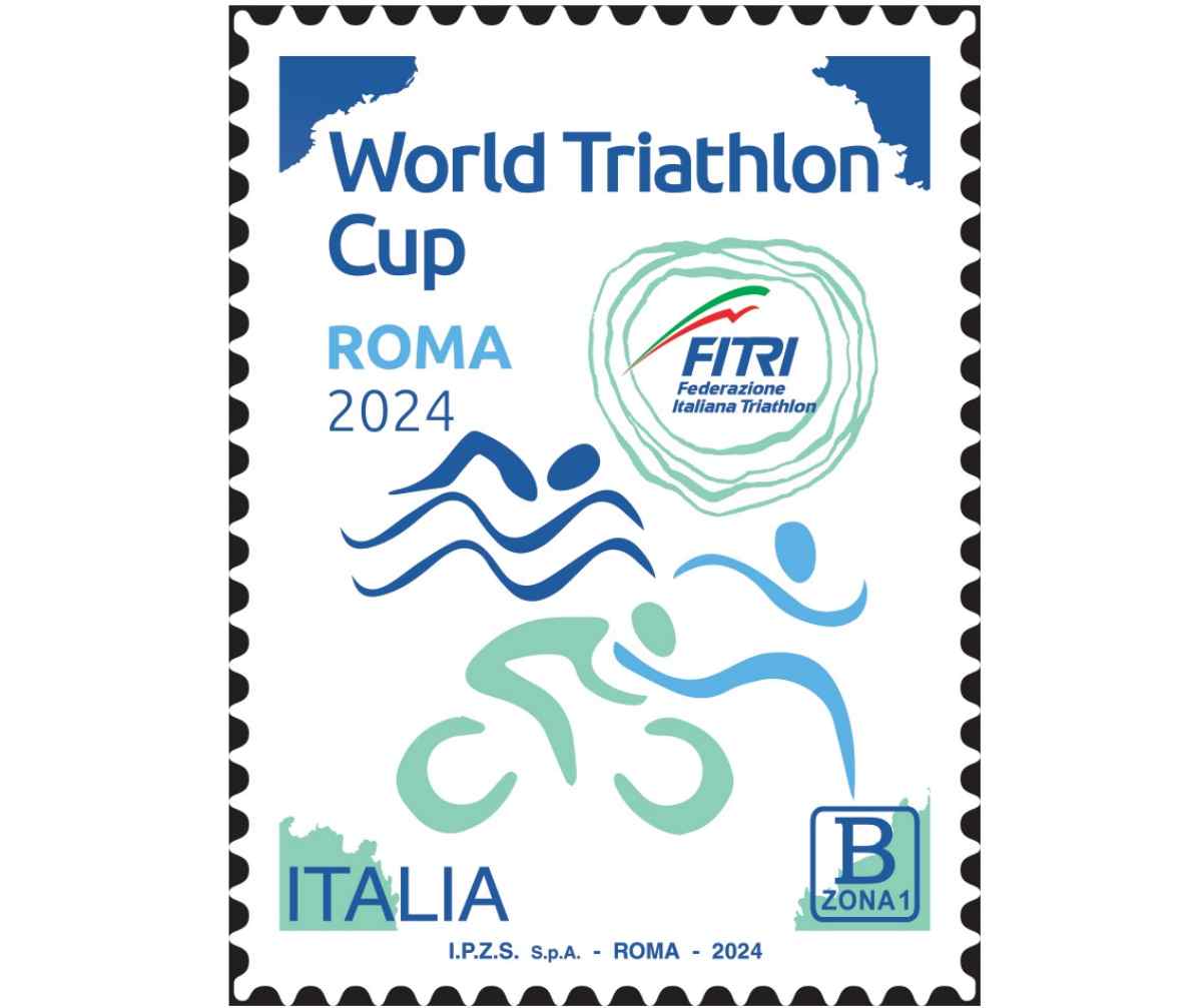 francobollo Triathlon 