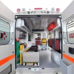 L'interno di un'ambulanza