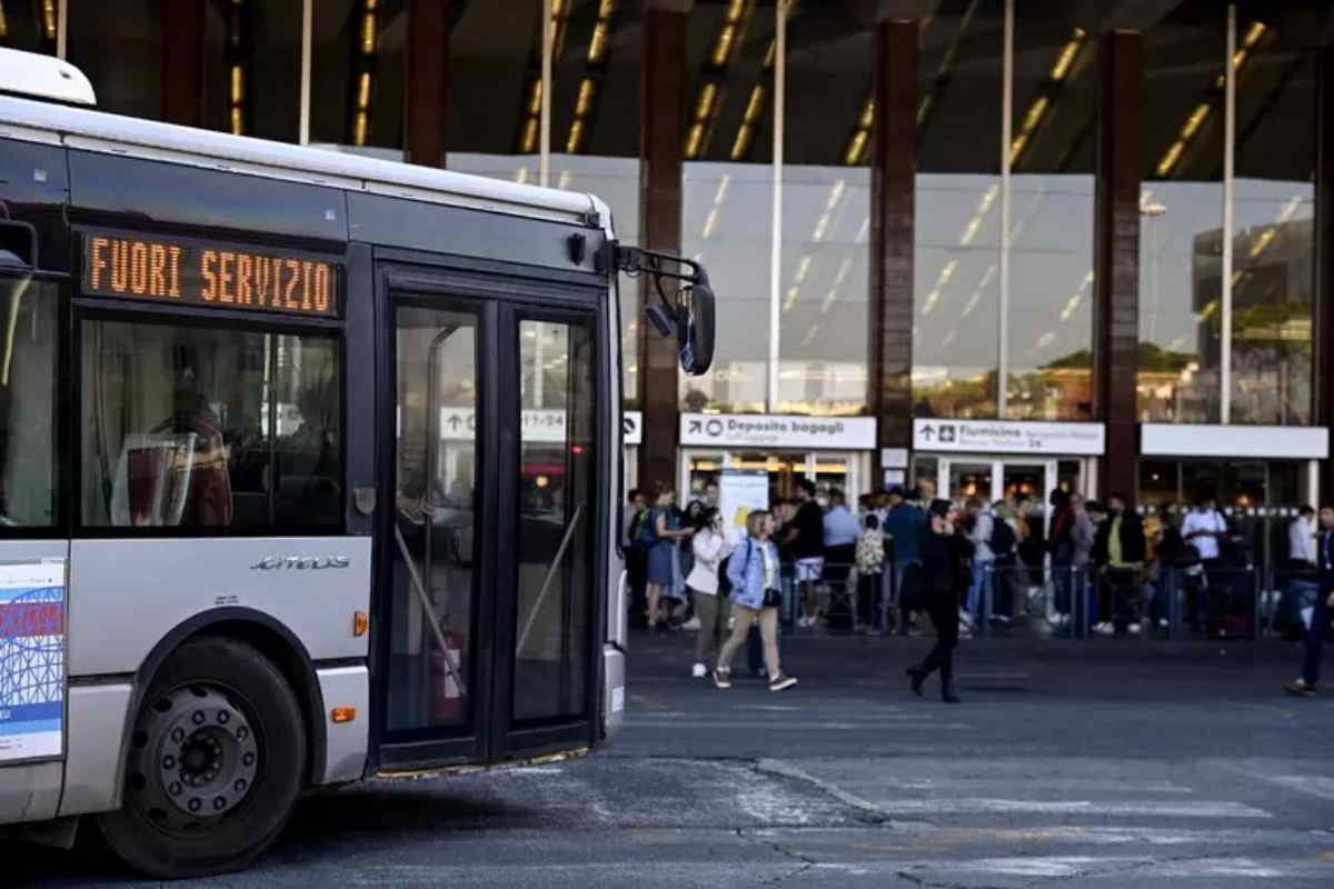 sciopero dei bus a roma termini