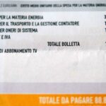 Canone di abbonamento tv nella bolletta dell'energia