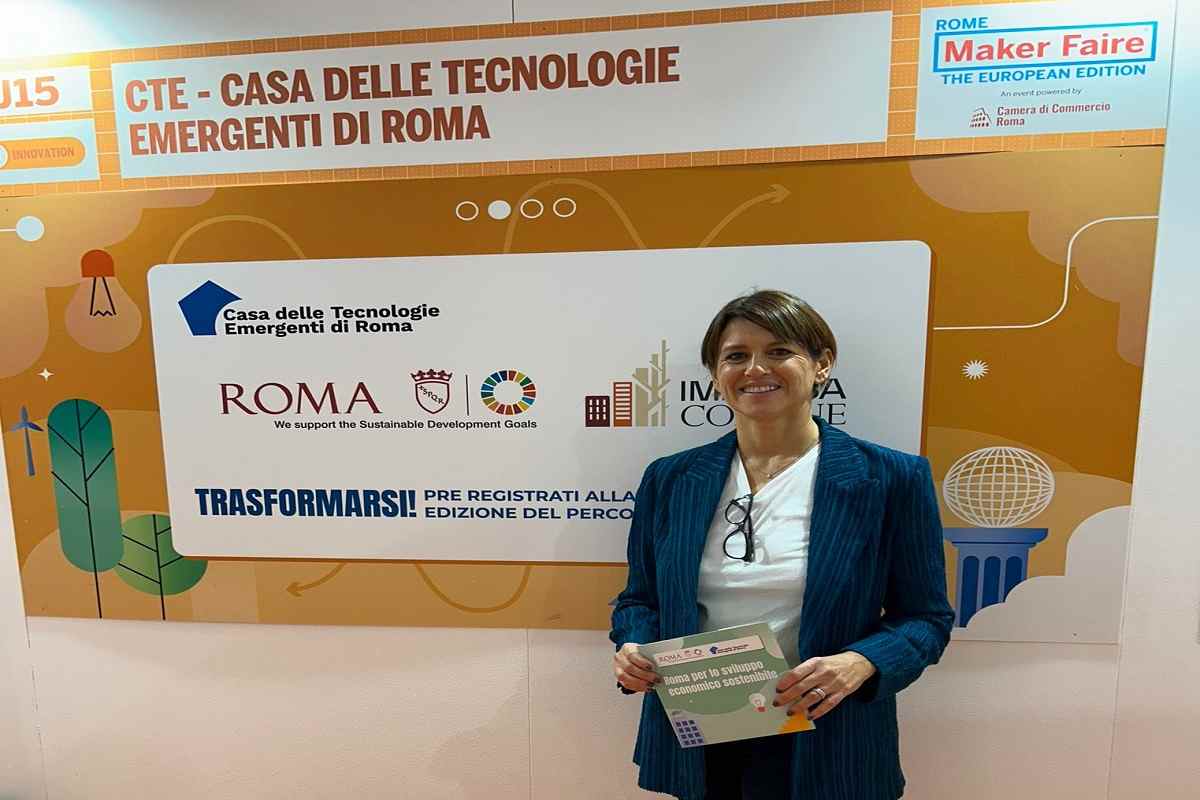 L'assessora alle Pari Opportunità di Roma Capitale Monica Lucarelli