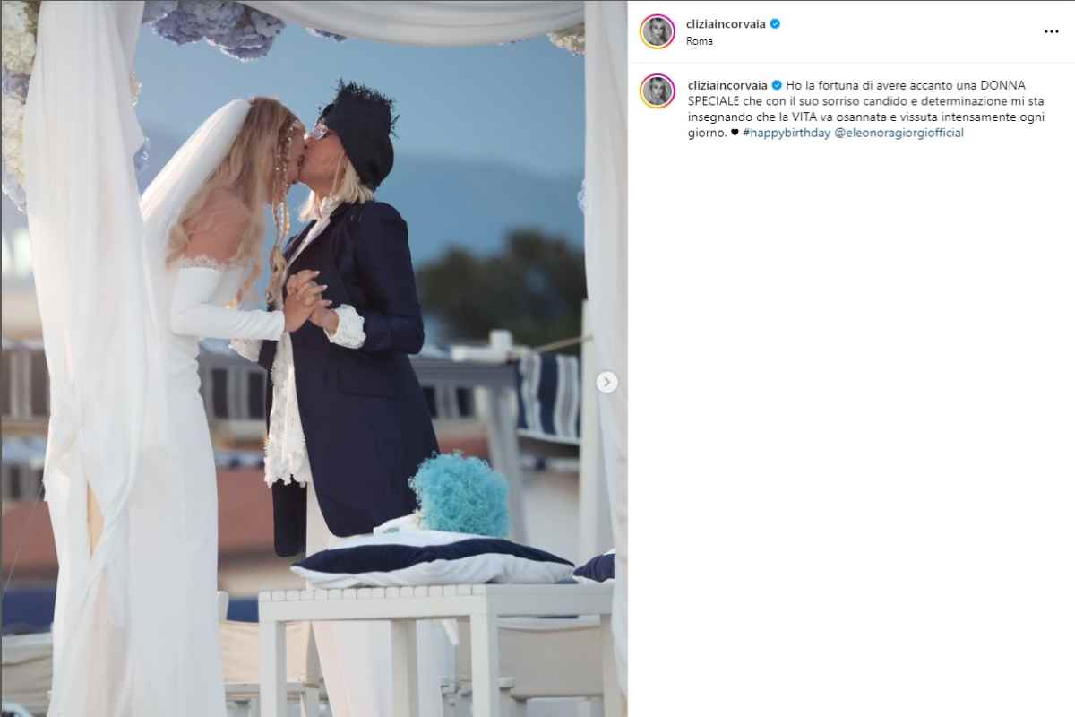 Clizia Incorvaia, il post dedicato ad Eleonora Giorgi su Instagram