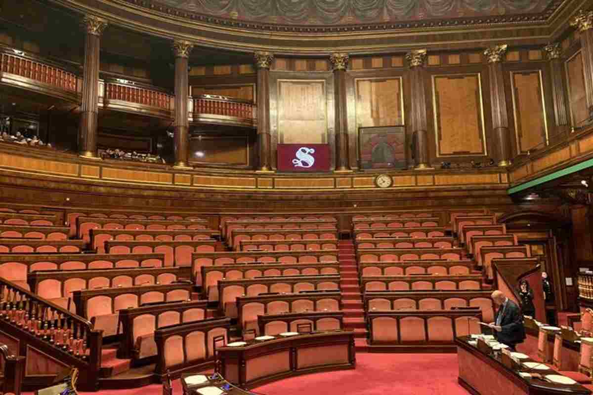 Guido Crosetto in Aula al Senato