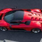 una veduta dall'alto della ferrari f80