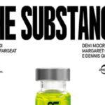 La locandina del film The Substance, con il titolo e i nomi degli attori