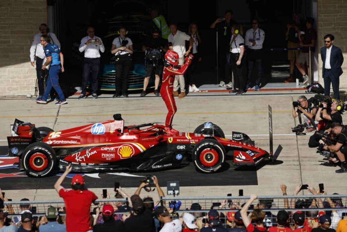 la ferrari trionfa a austin