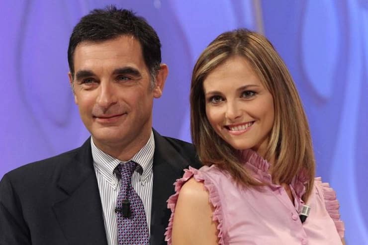 francesca fialdini e tiberio timberi in un programma rai