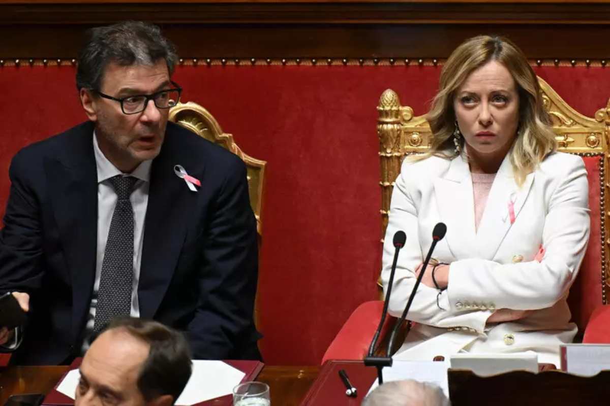 Giorgetti e Meloni