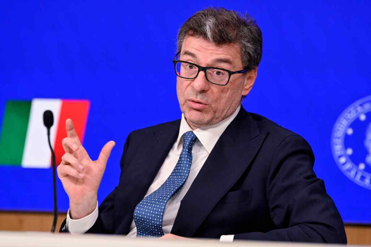 Il ministro dell'Economia Giancarlo Giorgetti