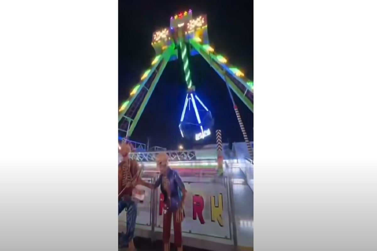 Il braccio che si è staccato al luna park in Ecuador